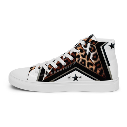 Zapatillas Wild Star de lona de caña alta para mujer